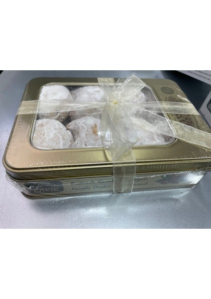 Boz Kavala Kurabiyesi Teneke Kutuda 500 gr modelleri