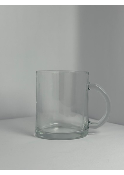 Kişiselleştirilebilir Şeffaf Kulplu Modern Tasarım Bardak | Yelkovanstudio fırsatları