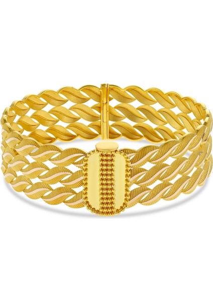 Altın Kelepçe Bilezik - 14K