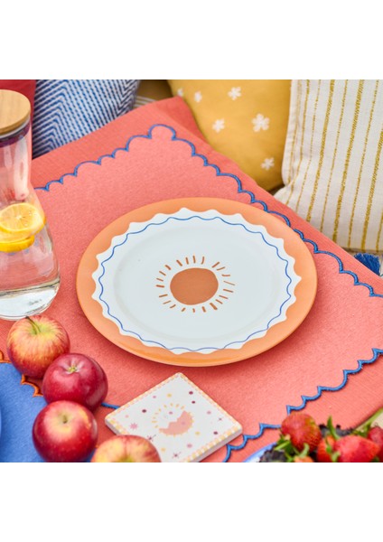 Kitchen Sun Tatlı ve Kahvaltı Tabağı - Krem / Sarı - 21 cm indirimleri