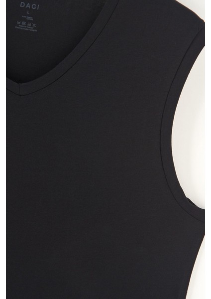 Erkek %100 Pamuk 2'li Paket V Yaka Kolsuz Atlet D1070 fırsatları