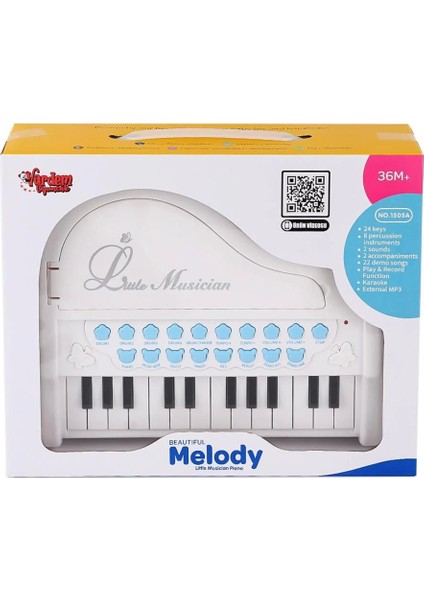 Bfs BAO-1505A Mikrofonlu Mini Piano 24 Tuş Mp3 Çalar
