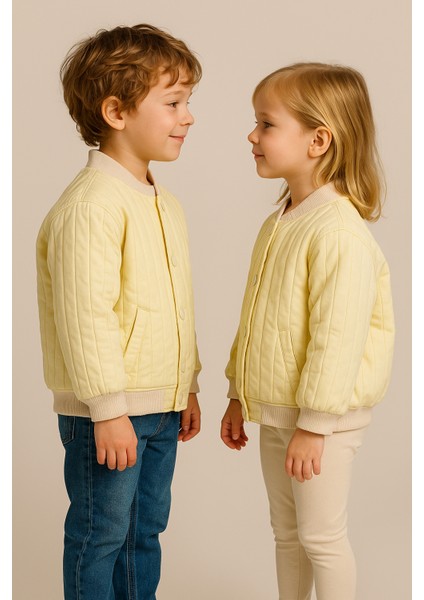 Unisex Kapitone Cıtcıtlık Ceket Krem fiyatları