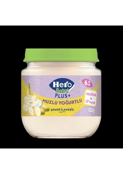 Bfs Hero Baby Muzlu Yoğurtlu Kavanoz Mama 120 gr