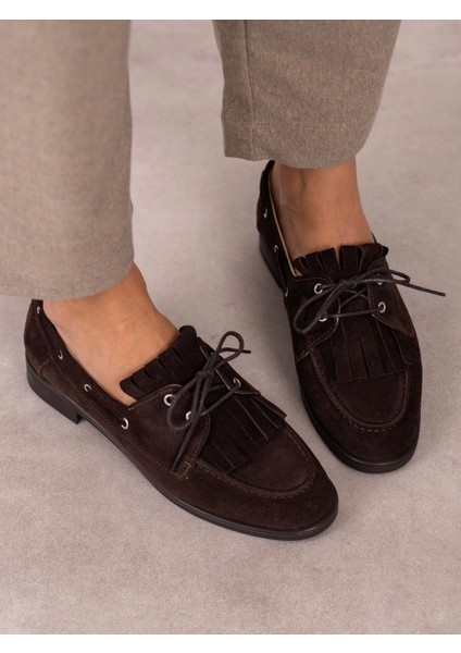 Soren Kahve Süet Hakiki Deri Kadın Makosen fiyatları