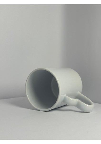 Kalpli Kulp Aşk ve Enerji Tasarımı Porselen Bardak | Yelkovanstudio modelleri