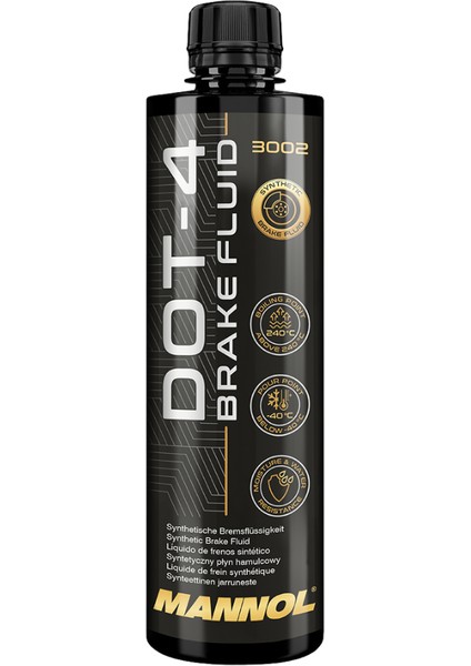 Dot 4 Fren Hidrolik Sıvısı 500 ml | Yüksek Performanslı Fren Yağı