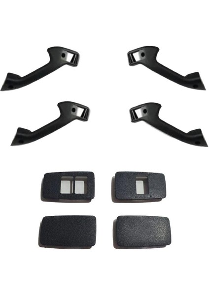 Doğan Slx ve Kartal Slx Kapı Kolçak Takımı ile Cam Düğme Kapakları Seti