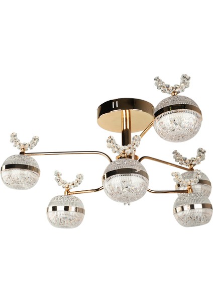 Lord Ledli 6.lı Avize Gold Kaplama fiyatları