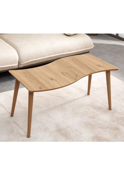 Salsa Mdf Ahşap Orta Sehpa - Meşe