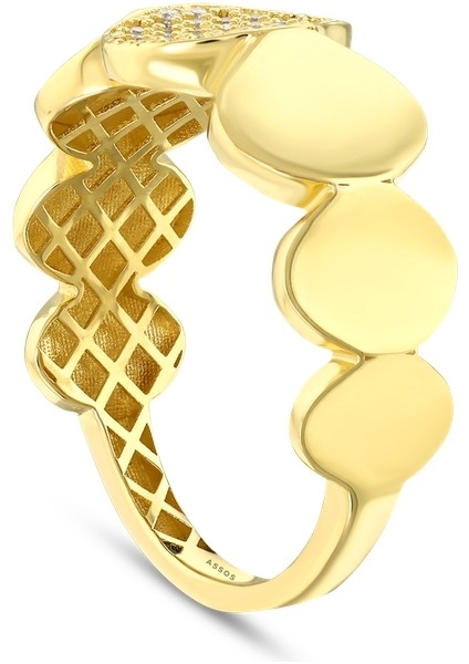 Altın Tasarım Yüzük - 14K