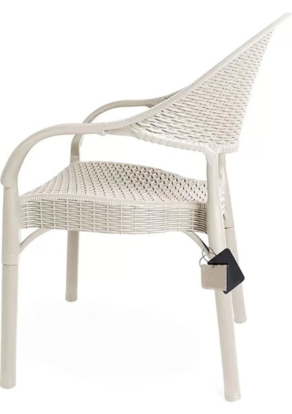 Bambu Rattan Kollu Bahçe Balkon Koltuk 6 Adet fırsatları