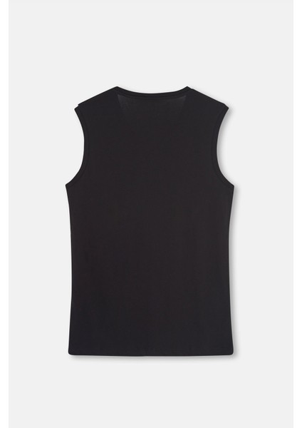 Erkek %100 Pamuk 2'li Paket V Yaka Kolsuz Atlet D1070 modelleri