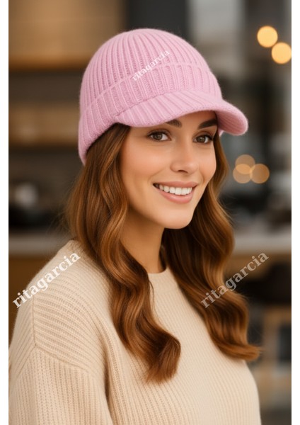 Premium Soft Örgü Şapka / Bere - Siperli Kışlık Cap Şapka