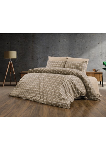 Tek Kişilik Lastikli Çarşaflı 2 Yastıklı Nevresim Takımı