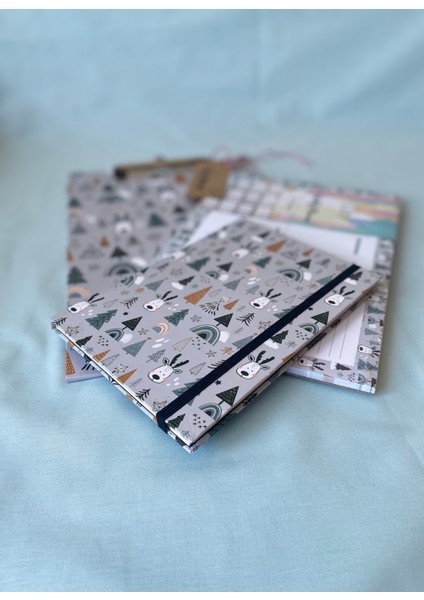 Sekreterlik Dosyası, Defter ve Haftalık Planlayıcı 3’lü Kırtasiye Seti – Okul ve Ofis Hediye Seti