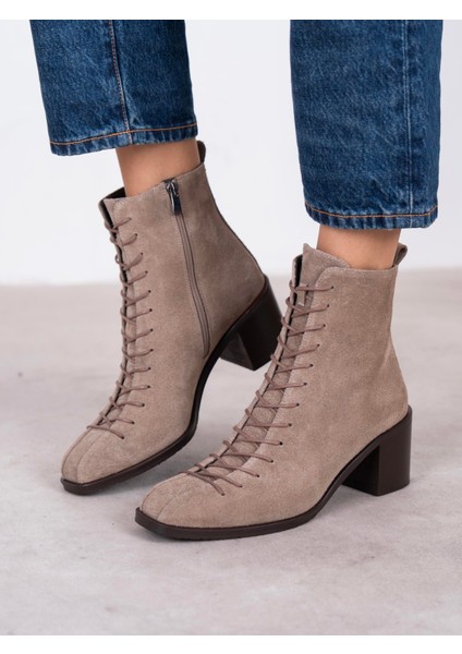 Hensy Vizon Süet Hakiki Deri Kadın Bot fiyatları