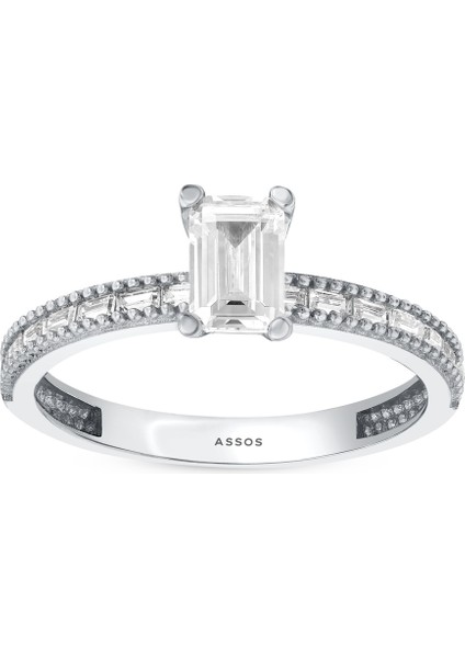 Altın Baget Yüzük - 14K