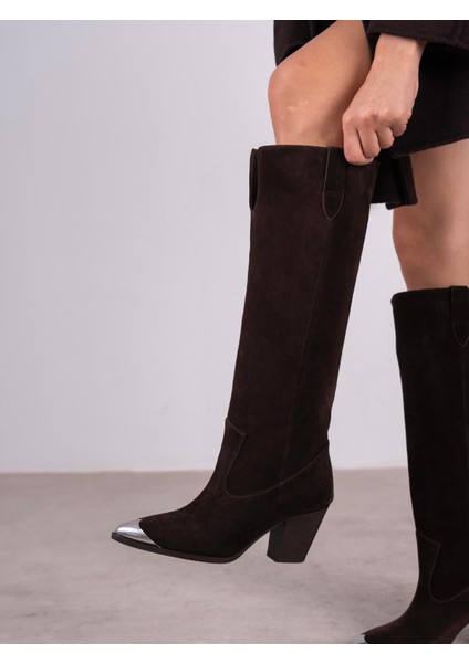 Bradley Kahve Süet Hakiki Deri Çizme indirimleri