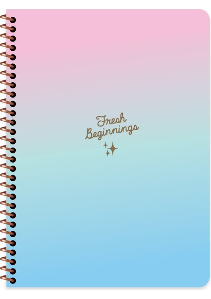 16,5X22,5 cm 80 Yaprak Çizgili Karton Kapak Spiralli Defter - Peritozu Serisi fırsatları