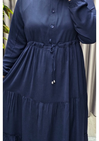 Kadın Tesettür Giyim Büyük Beden Üç Katlı Elbise fiyatları