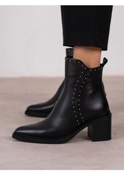 Hera Siyah Hakiki Deri Kadın Bot