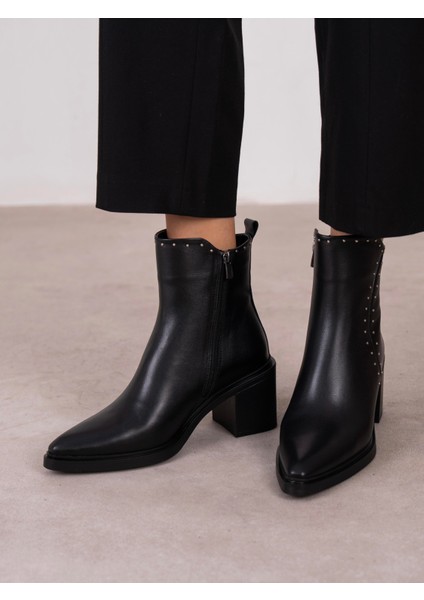 Hera Siyah Hakiki Deri Kadın Bot indirimleri