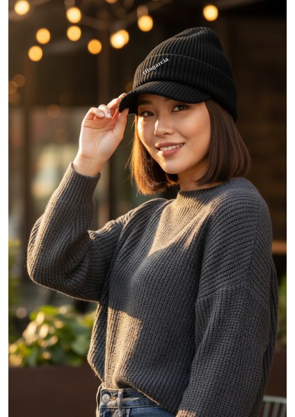 Premium Soft Örgü Şapka / Bere - Siperli Kışlık Cap Şapka modelleri