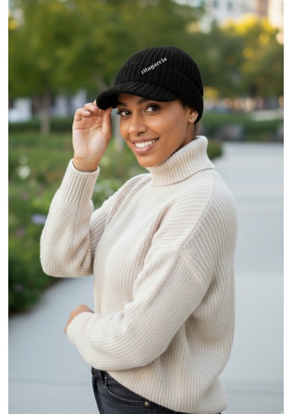 Premium Soft Örgü Şapka / Bere - Siperli Kışlık Cap Şapka fırsatları