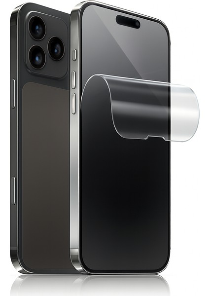 Apple iPhone 17 Pro Ekran Koruyucu Film Hidrojel Nano Esnek Şeffaf