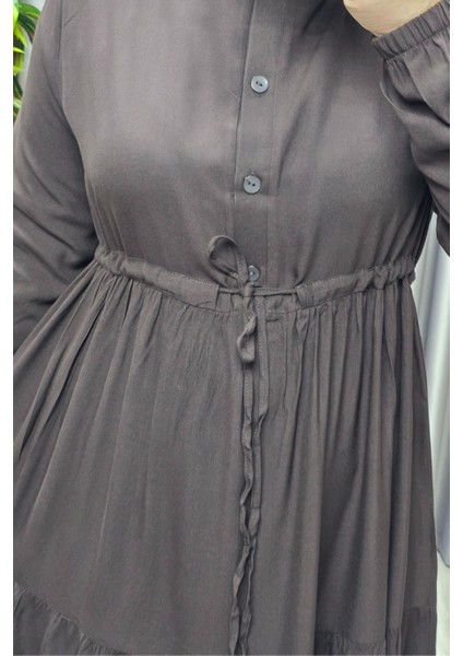 Kadın Tesettür Giyim Büyük Beden Üç Katlı Elbise fiyatları