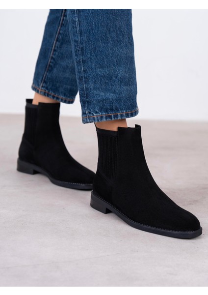 Evora Siyah Süet Hakiki Deri Kadın Bot fiyatları