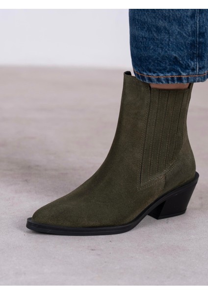 Lexis Haki Süet Hakiki Deri Kadın Bot