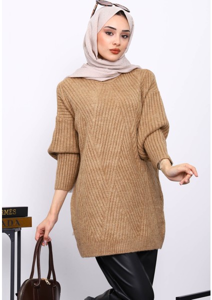 Vizon Bisiklet Yaka Triko Kazak modelleri