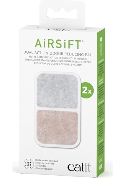 Catit Airsift Çift Etkili Hava Temizleme Pedi, 2'li Paket indirimleri