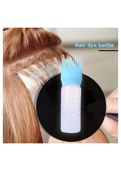 Saçlara Boya Uygulamak Için Şişe Taraklı