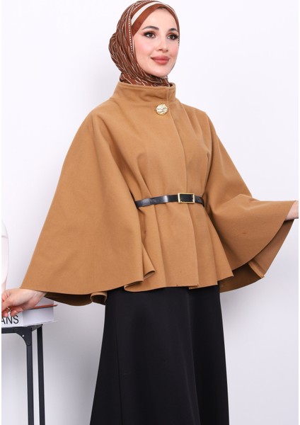 Camel Kemerli Kaşe Panço