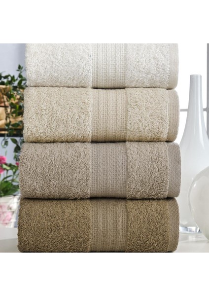 Silvia Pamuklu Renkli 4 Adet Mutfak Havlusu / Havlu Seti