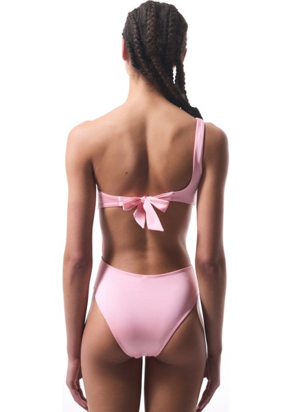 Pembe Pearl Monokini - Gamze Erçel Koleksiyonu