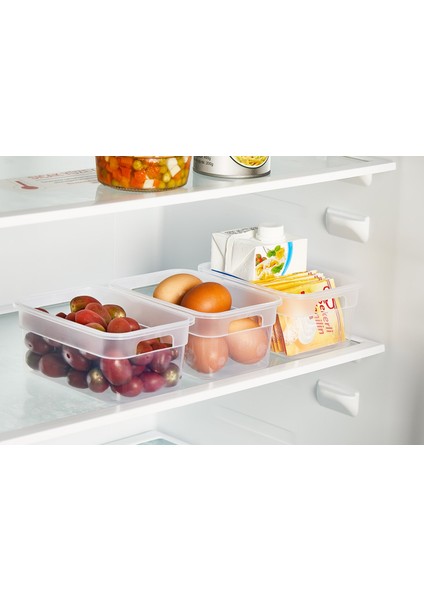 Buzdolabı Kapak Içi Düzenleyici Şeffaf 3'lü Set– Mutfak Düzenleyici Kutular fiyatları