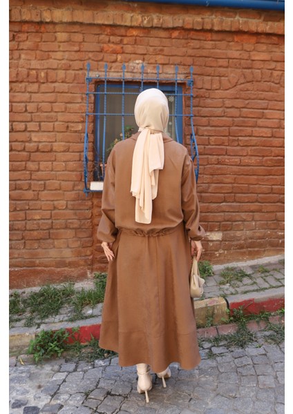 Fermuarlı Etekli Süet Takım indirimleri