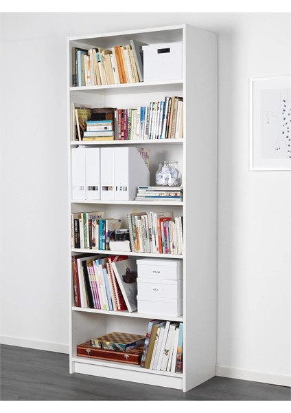 Bılly Kitaplık Beyaz 80 x 40 x 202 cm modelleri