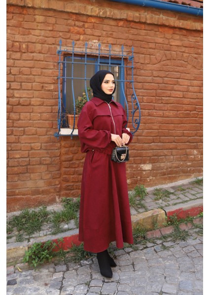 Fermuarlı Etekli Süet Takım fiyatları