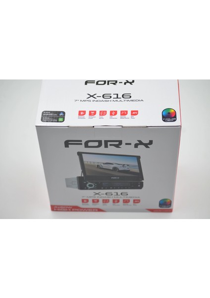 Indash Teyp – For-X X-616 Indash Kızaklı Ekranlı Teyp – Park Kameralı fiyatları