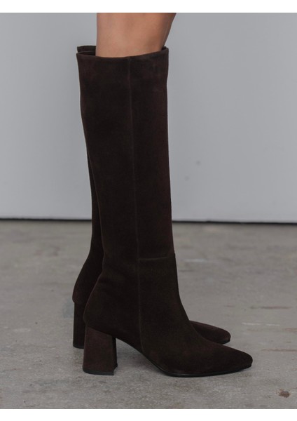 Boden Kahve Süet Hakiki Deri Çizme fiyatları