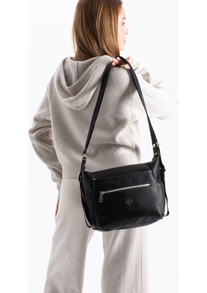 Sanmorris Glc Kadın 4 Bölmeli Suni Yumuşak Deri Omuz ve Sırt Çantası fırsatları