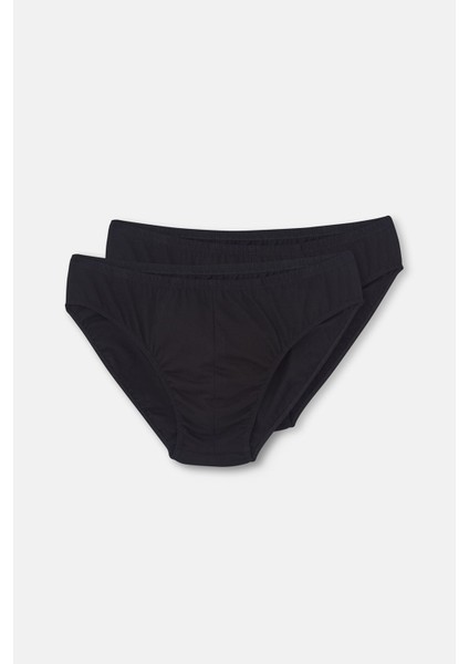 Erkek Penye 2'li Paket Slip Külot D1192
