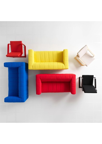 Poang Sallanan Koltuk Kırmızı Vissle Kırmızı Alçak Arkalıklı