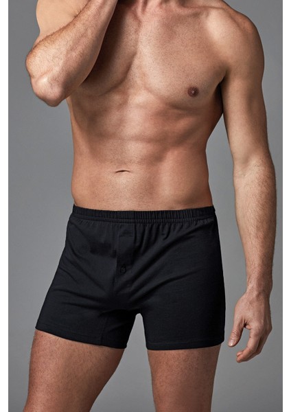 Erkek %100 Pamuklu 2'li Paket Boxer