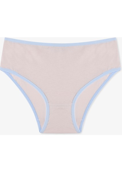 Kız Çocuk Chicken Çiçekli Desenli Pamuklu 5'li Külot